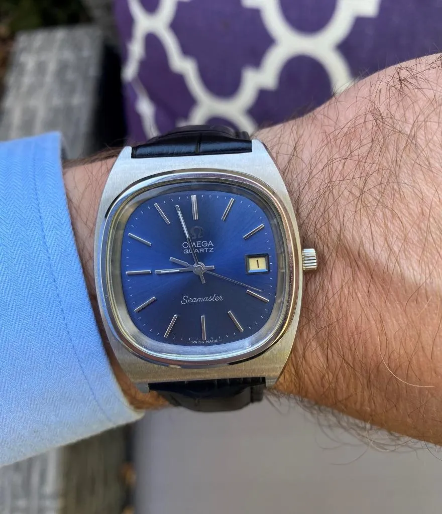 1979 Omega Seamaster Vintage Mens Cal. 1342 Quartz Date Watch - Stainless Steel