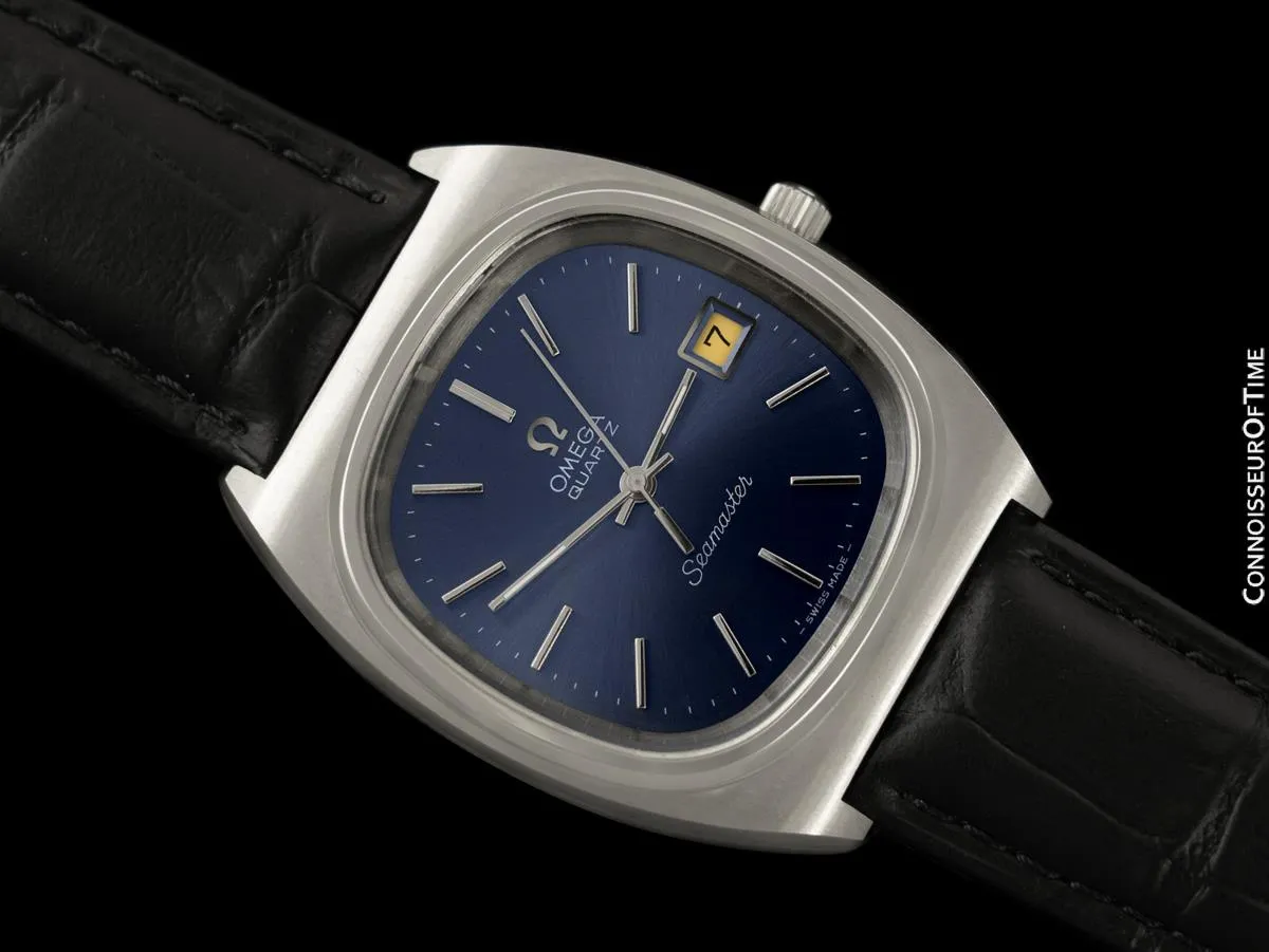 1979 Omega Seamaster Vintage Mens Cal. 1342 Quartz Date Watch - Stainless Steel