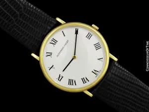1990's Audemars Piguet Mens Ultra Thin Handwound Watch - 18K Gold