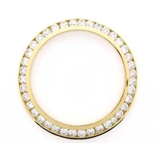 2 Ct Custom Mined Diamond Bezel To Fit Rolex Datejust 31 Mm All Watch Models