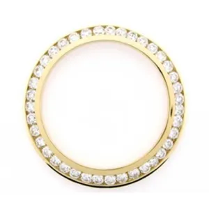 2 Ct Custom Mined Diamond Bezel To Fit Rolex Datejust 31 Mm All Watch Models