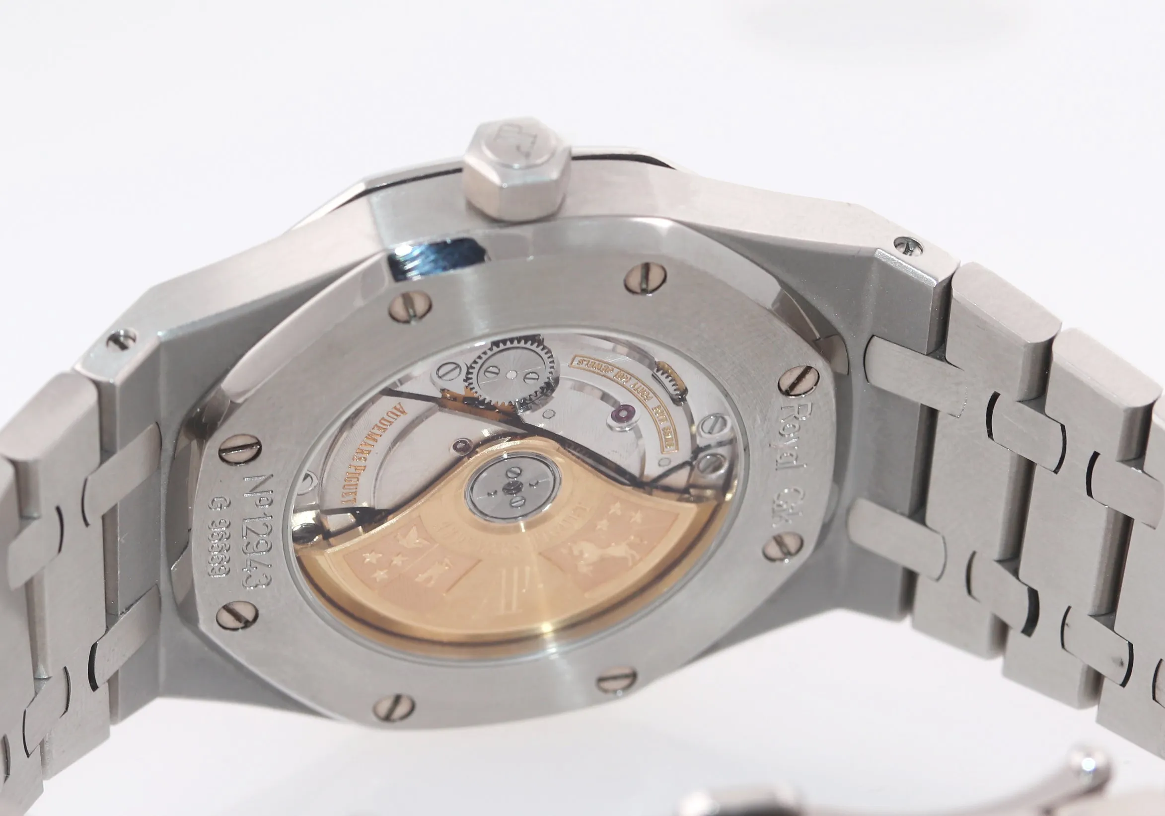 2011 PAPER Audemars Piguet Royal Oak White Stick 39mm Steel 15300 Watch Serviced