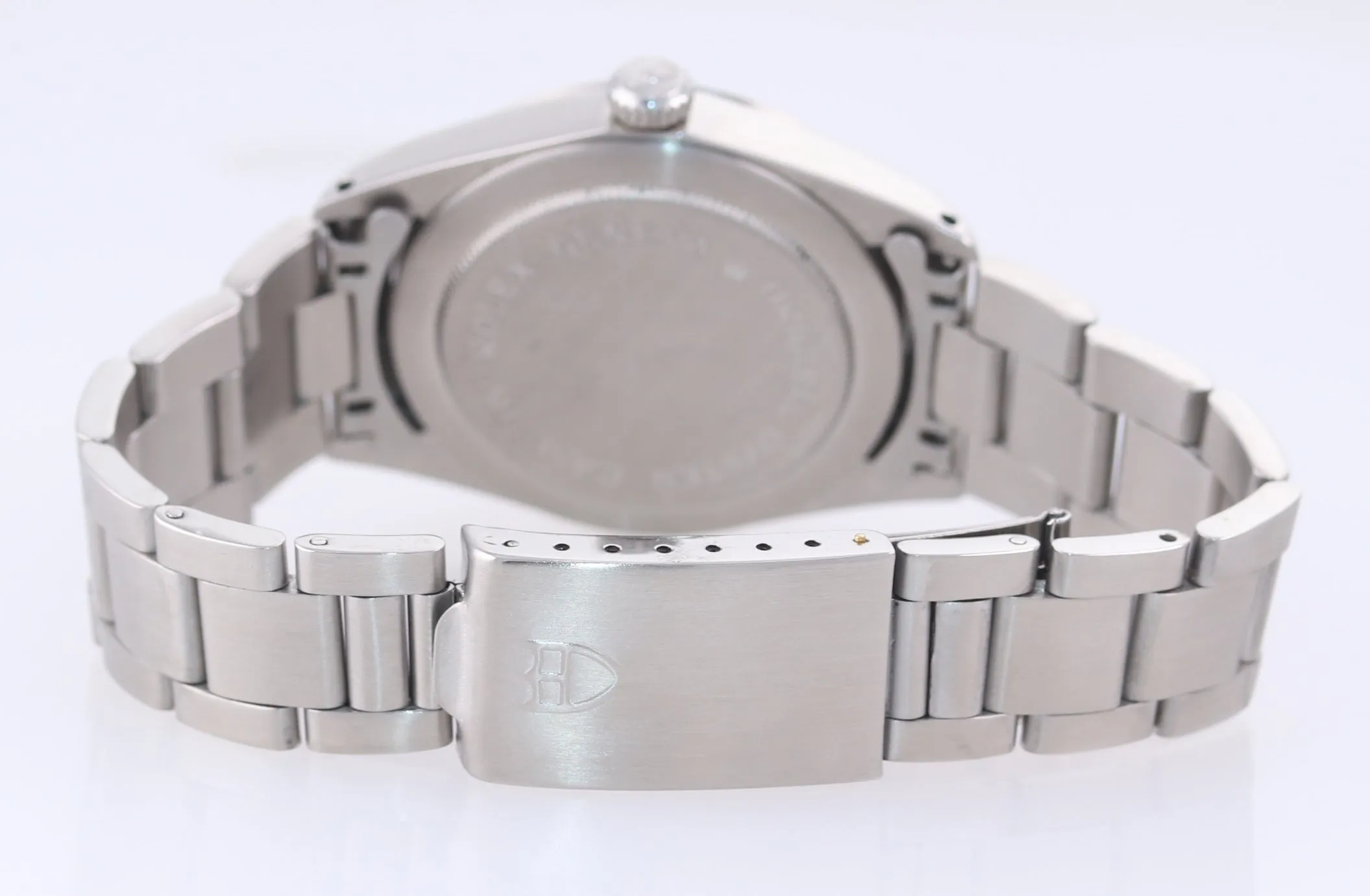 2020 SERVICED Tudor Rolex Day-Date Jumbo Steel 7017 38mm Silver Stick Watch