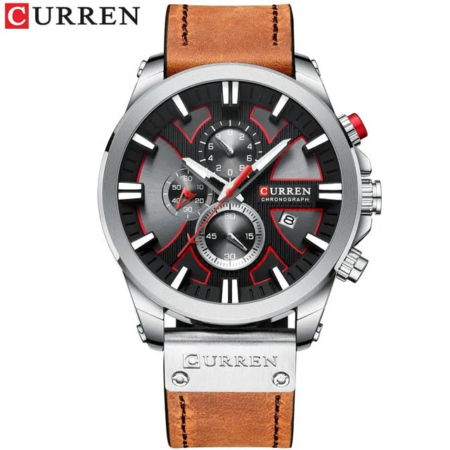 2021 CURREN Quartz Watch Men