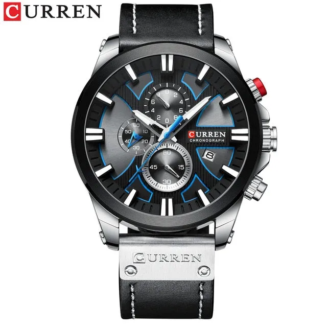 2021 CURREN Quartz Watch Men