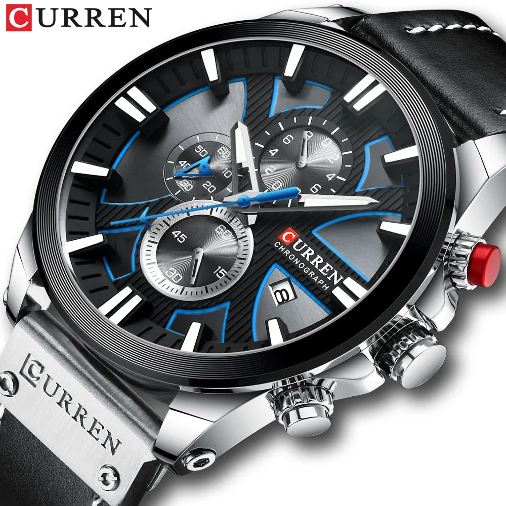 2021 CURREN Quartz Watch Men