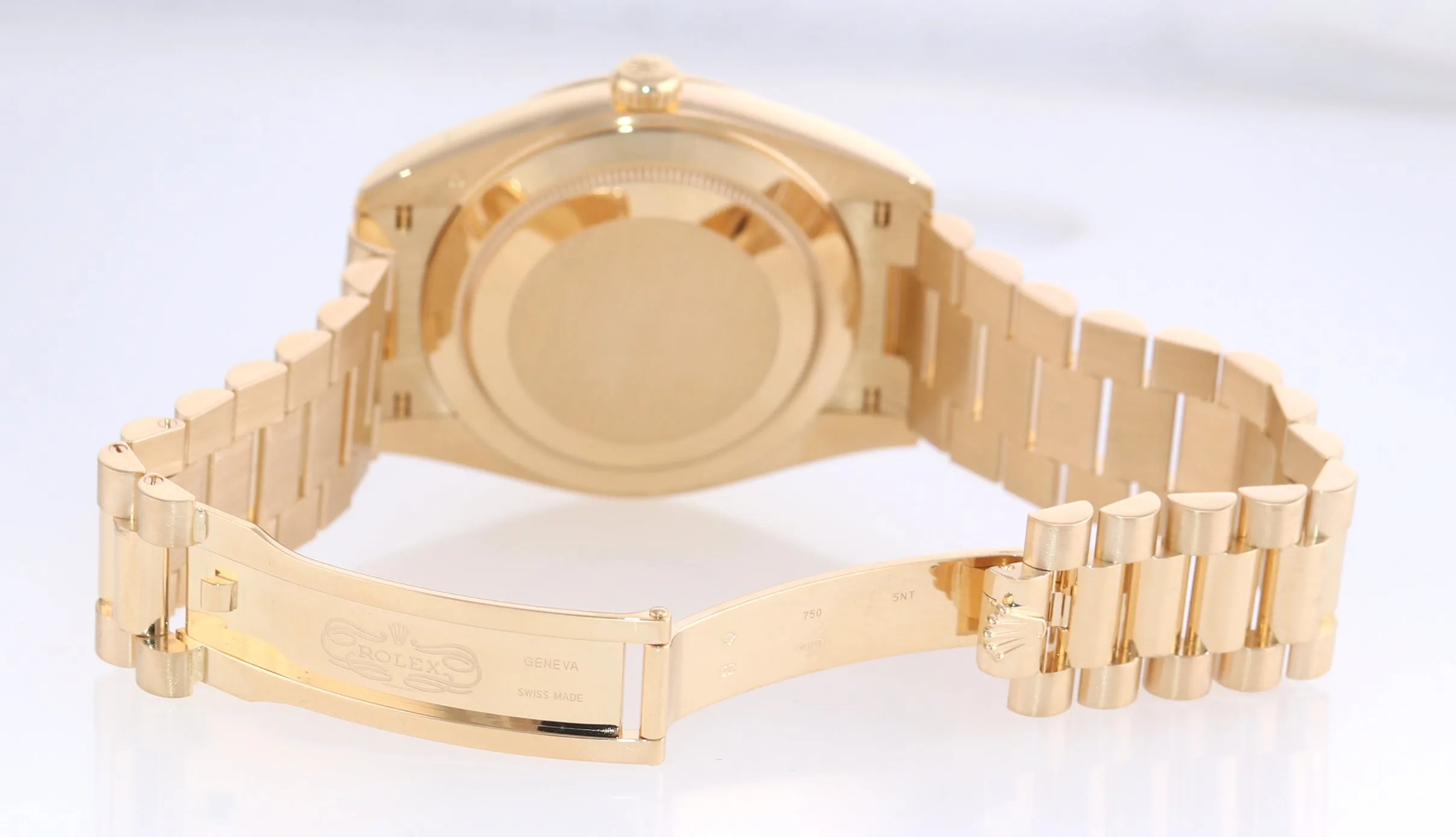 2021 PAPERS Rolex Day-Date 40 President 228238 Champ Diamond Yellow Gold Watch