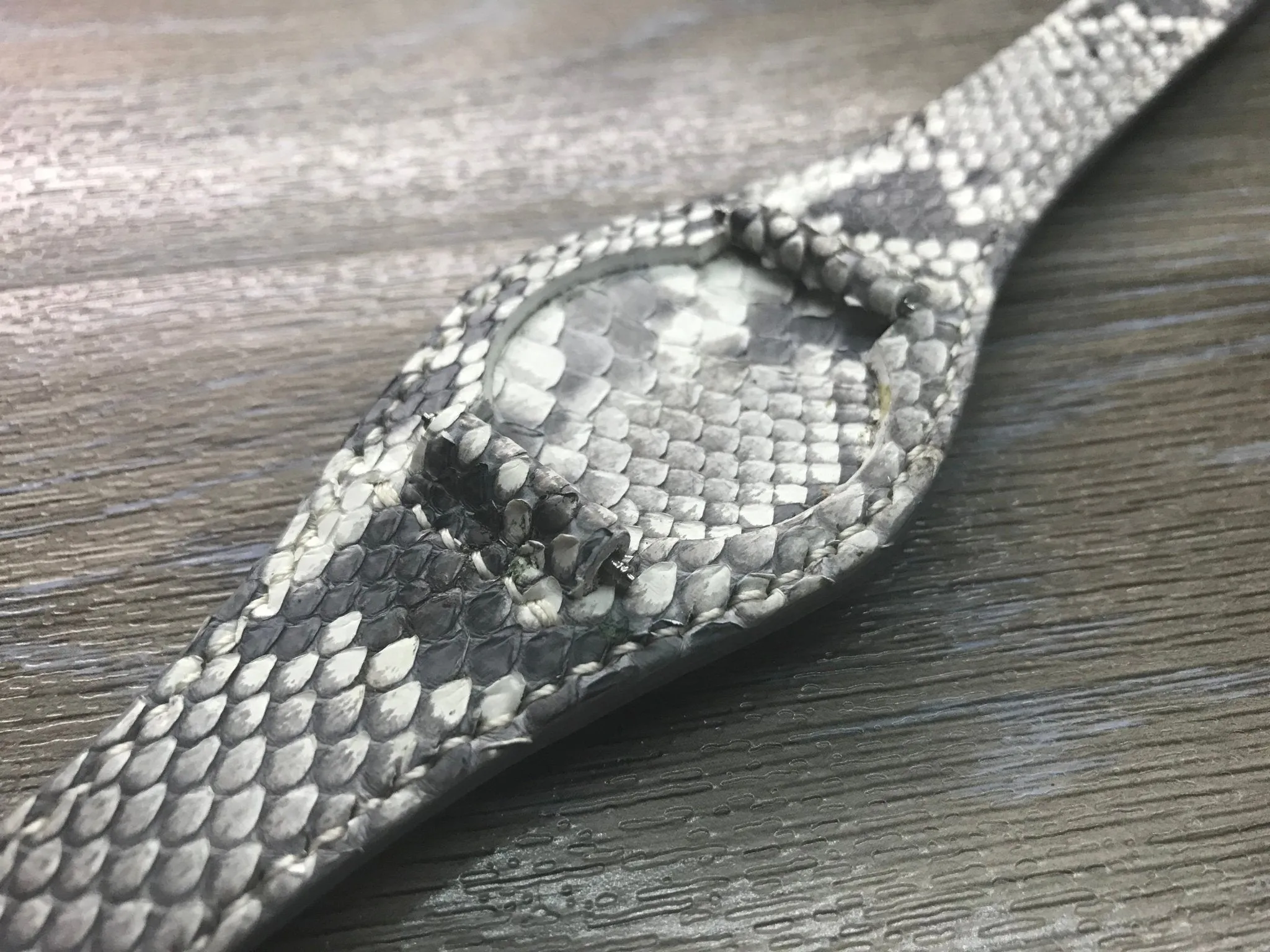 20mm watch band, wristwatch bands leather, bund strap, black and white, Gray Leather Watch Strap, uhrenarmband leder