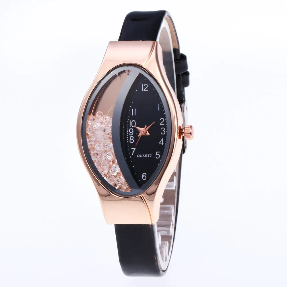 30 Pieces) Snakeskin Band Ellipse Watch