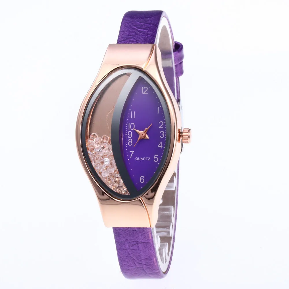 30 Pieces) Snakeskin Band Ellipse Watch