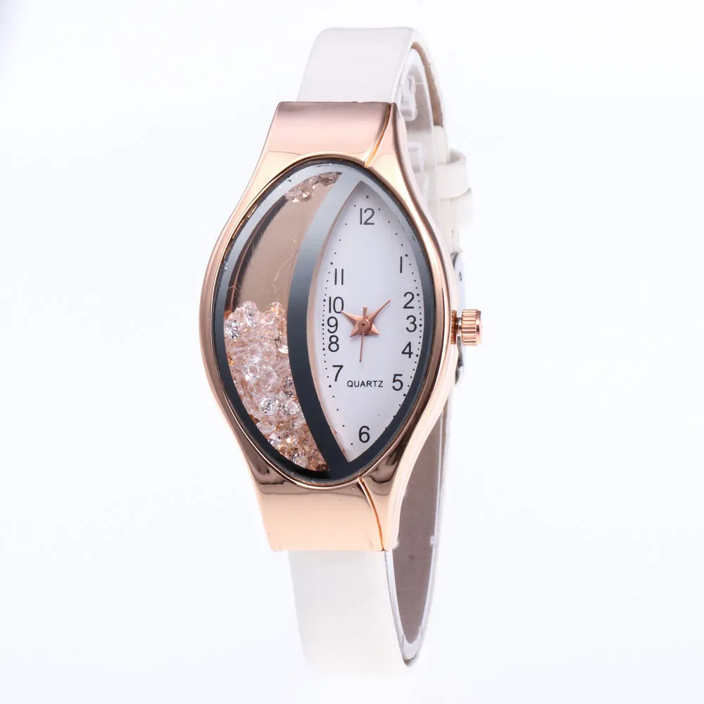 30 Pieces) Snakeskin Band Ellipse Watch
