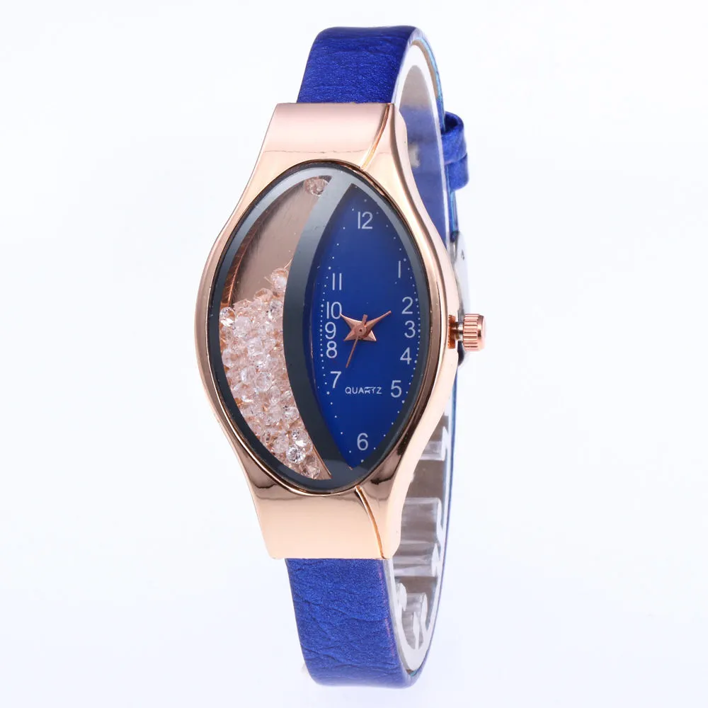 30 Pieces) Snakeskin Band Ellipse Watch