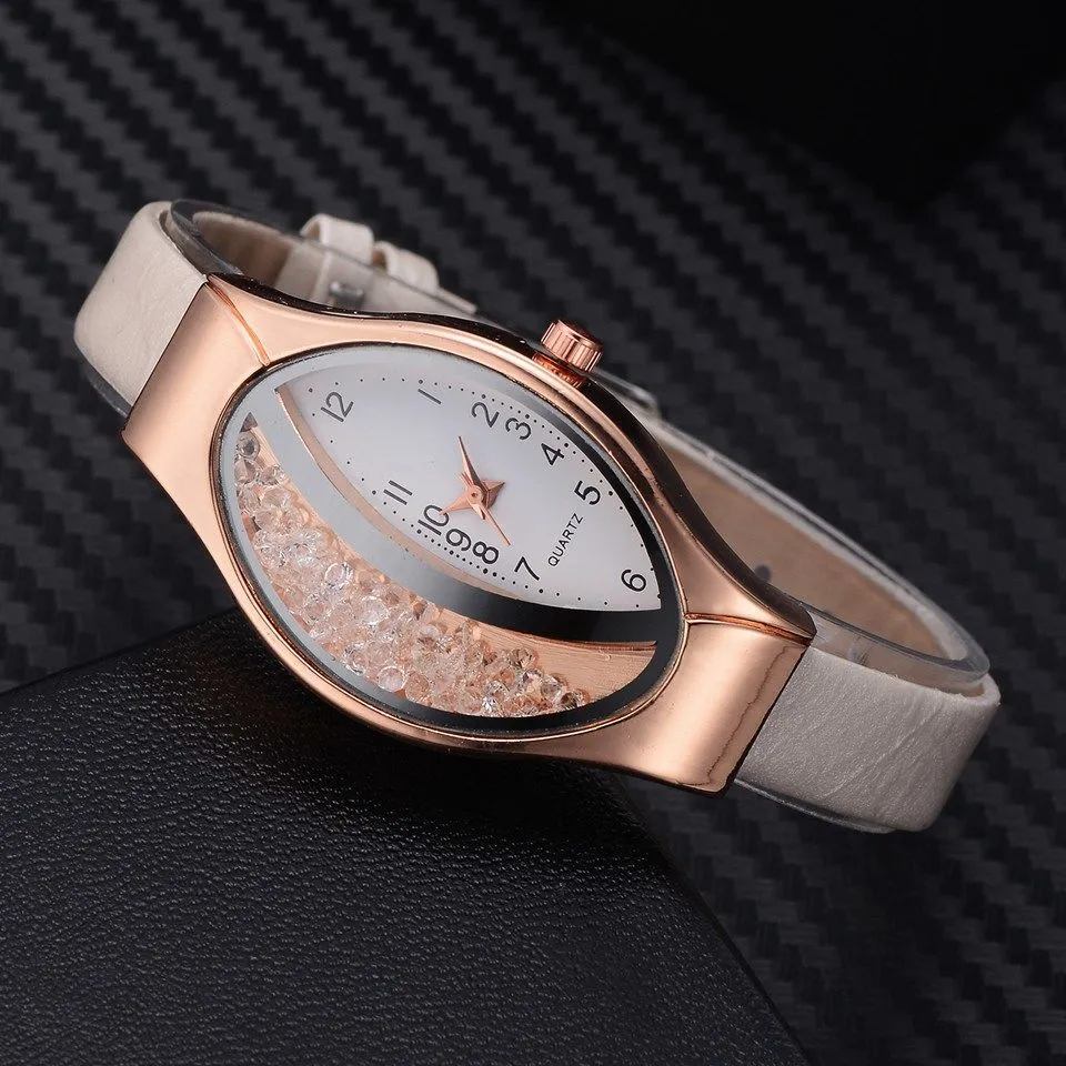 30 Pieces) Snakeskin Band Ellipse Watch