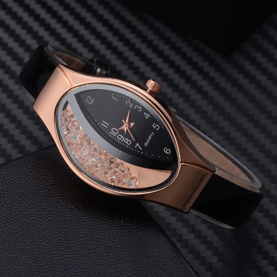 30 Pieces) Snakeskin Band Ellipse Watch
