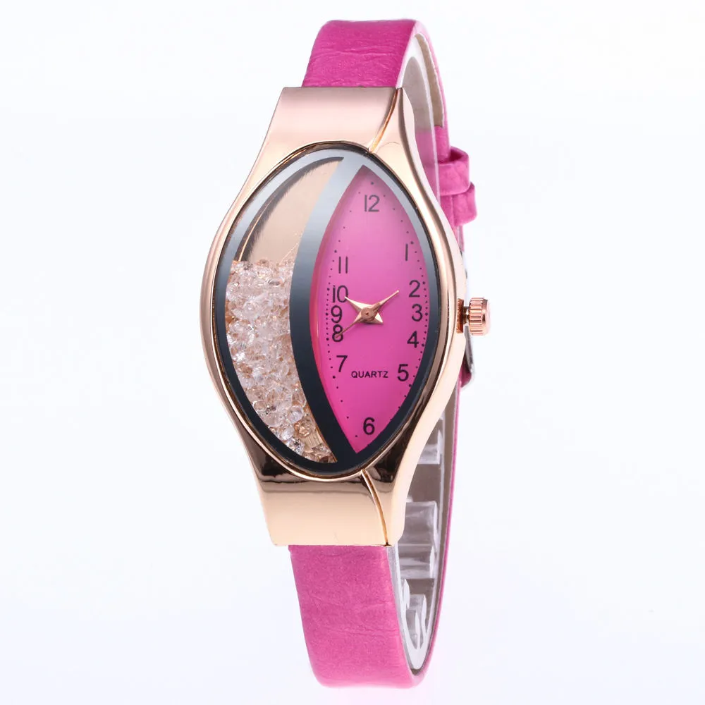 30 Pieces) Snakeskin Band Ellipse Watch