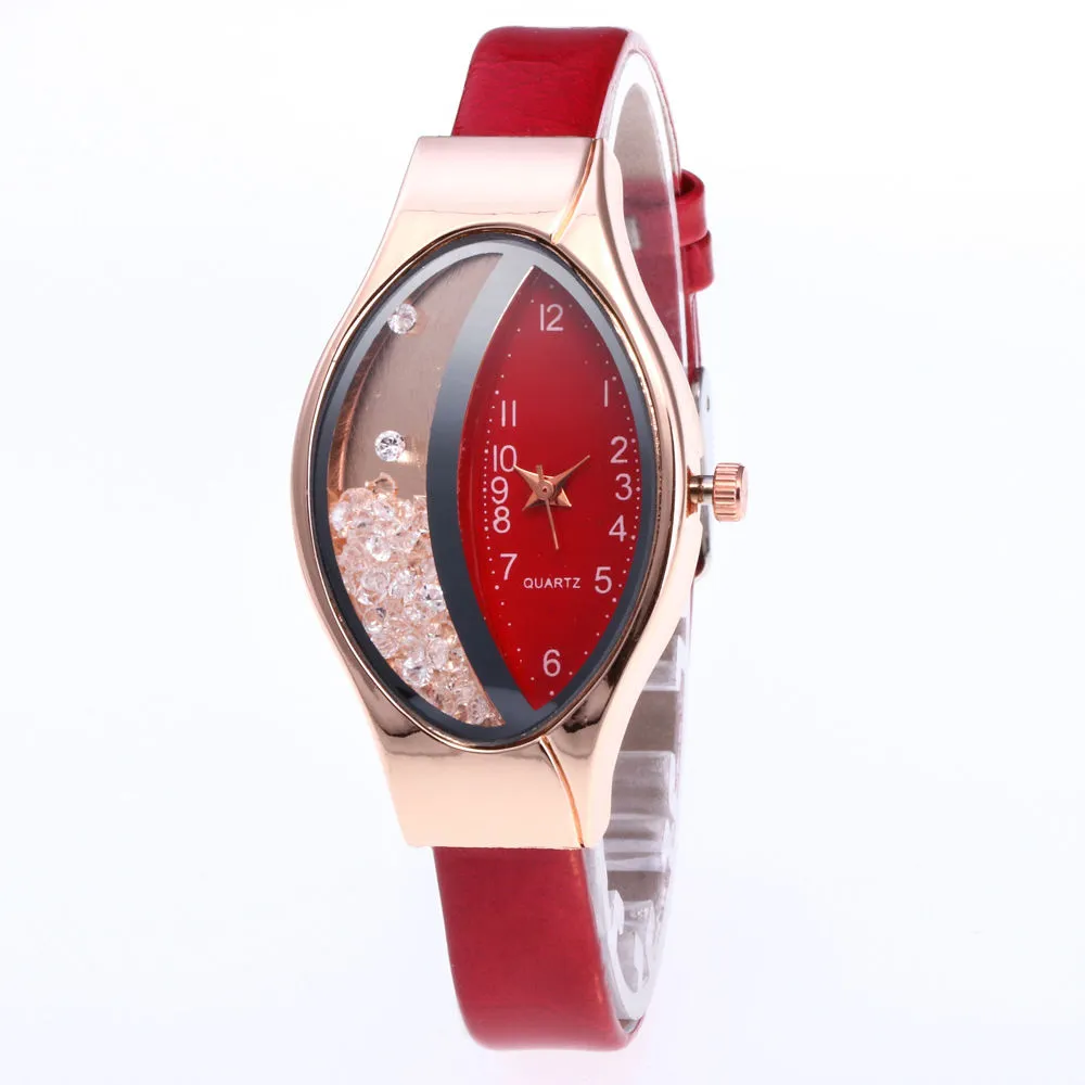 30 Pieces) Snakeskin Band Ellipse Watch