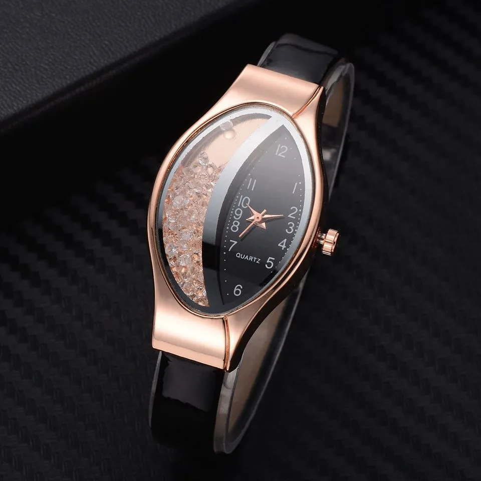 30 Pieces) Snakeskin Band Ellipse Watch