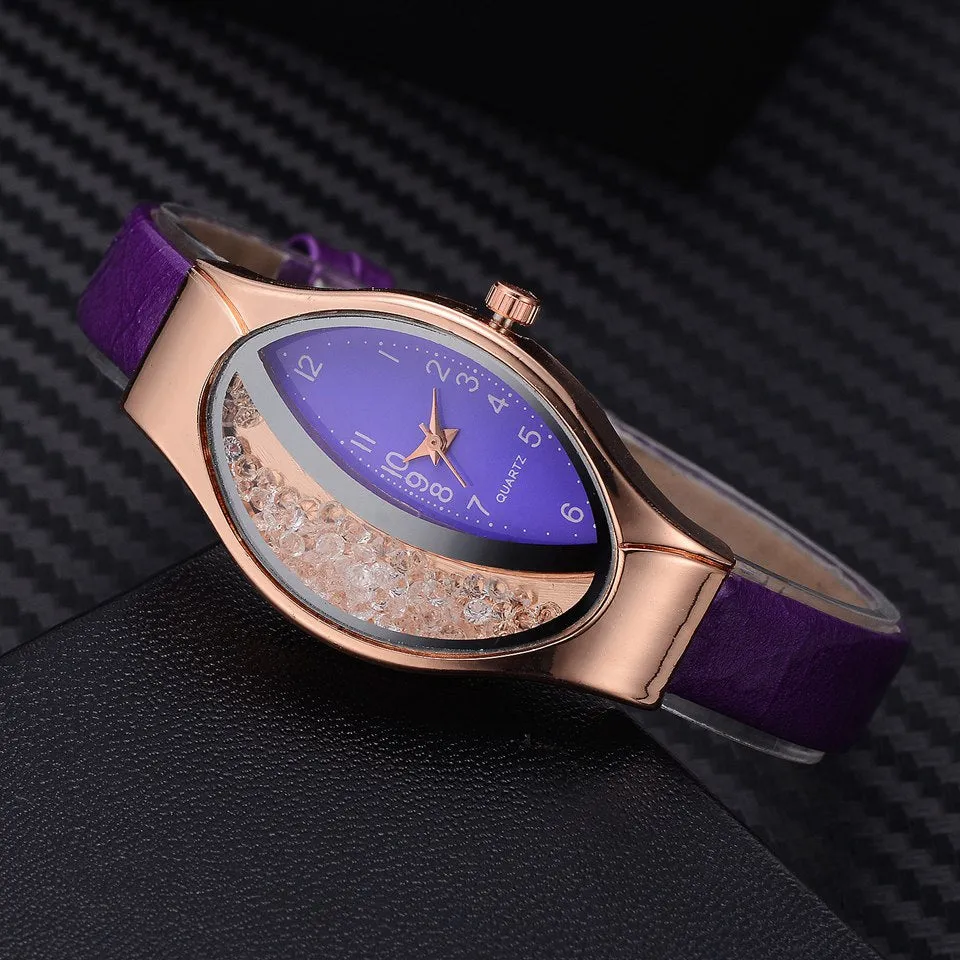 30 Pieces) Snakeskin Band Ellipse Watch