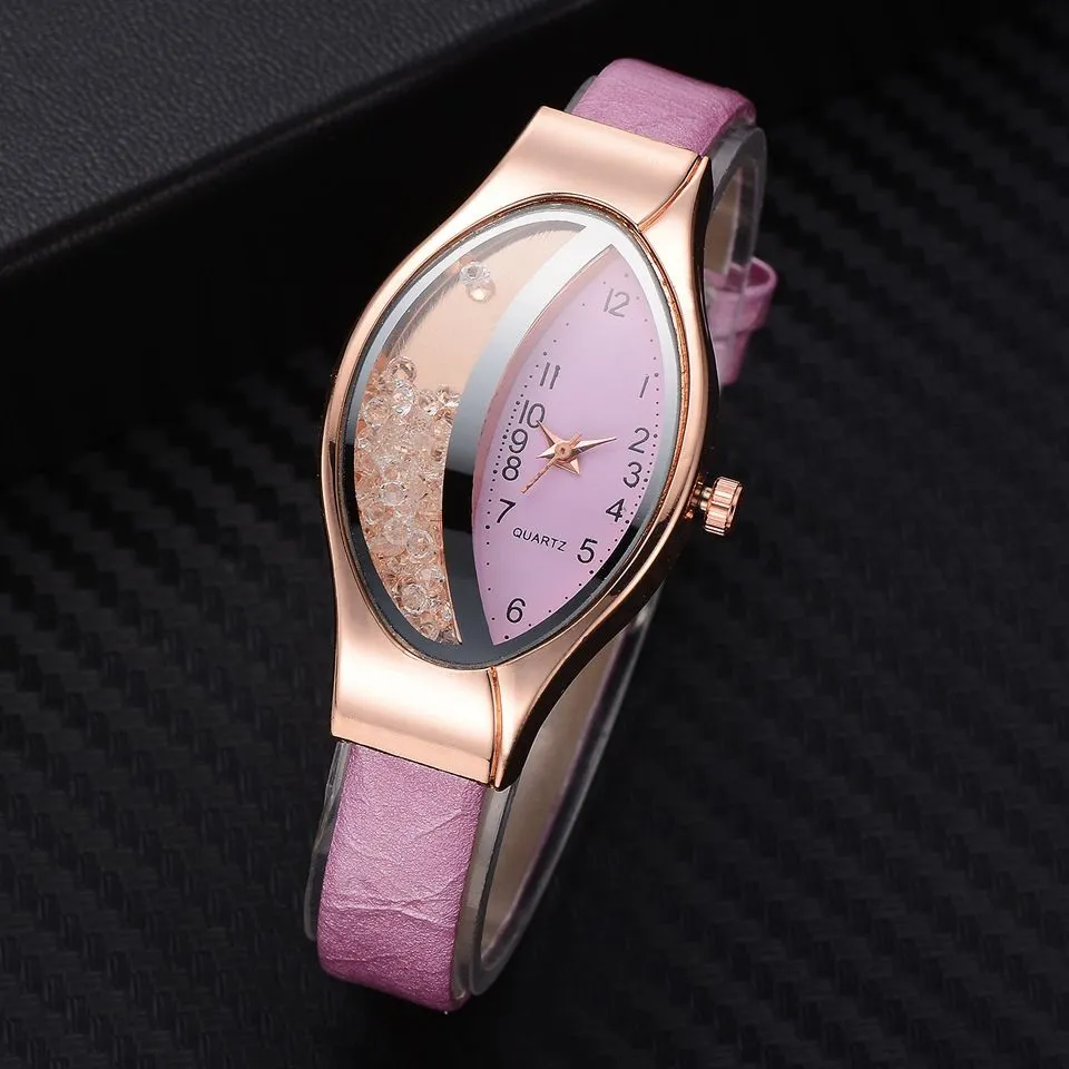 30 Pieces) Snakeskin Band Ellipse Watch