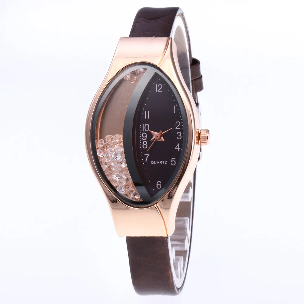 30 Pieces) Snakeskin Band Ellipse Watch
