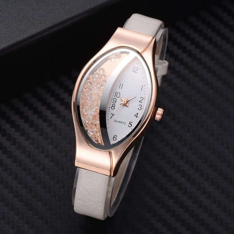30 Pieces) Snakeskin Band Ellipse Watch