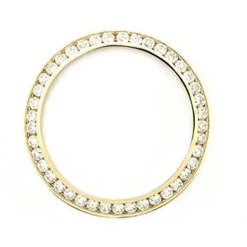 36 Mm Bezel To Fit Rolex Datejust & All Watch Models Custom Mined Diamond 3 Carats