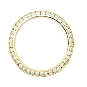 36 Mm Bezel To Fit Rolex Datejust & All Watch Models Custom Mined Diamond 3 Carats