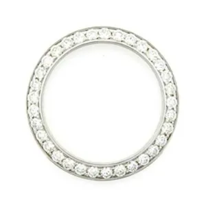 4 Carats Custom Mined Diamond Bezel To Fit Rolex Datejust Or President Watch