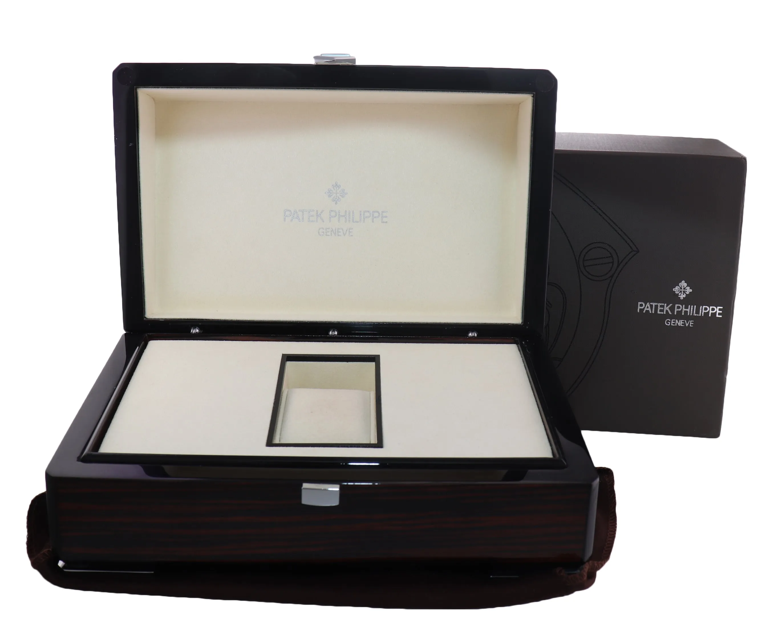 5980AR Patek Philippe Nautilus Rose Gold Two Tone Steel Blue 40.5m Watch Box