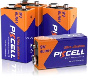 9V Batteries 9V 6LR61 Battery 9 Volt Battery Alkaline battery Disposable Batteries