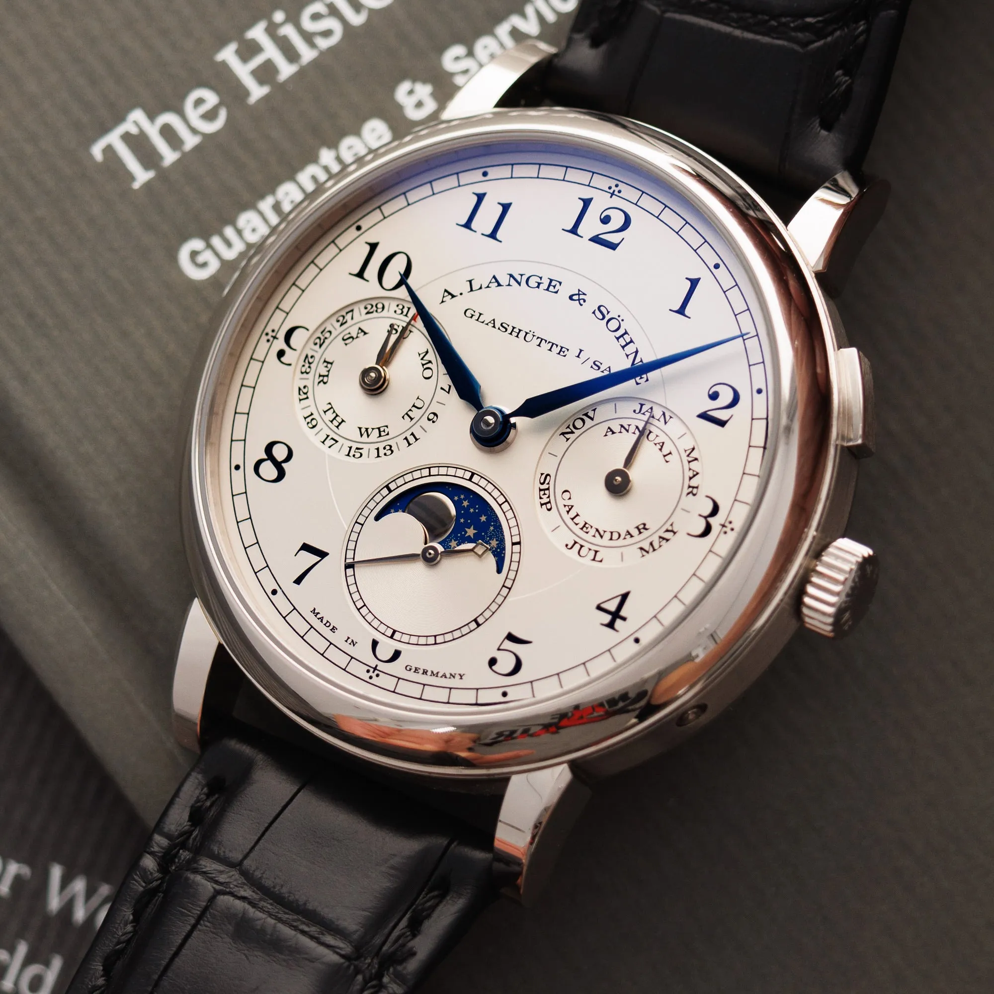 A. Lange & Sohne White Gold 1815 Annual Calendar Watch Ref. 238.026