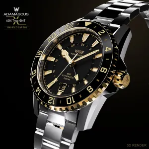 ADAMASCUS ADX101YG True GMT 18K Gold Cap 200
