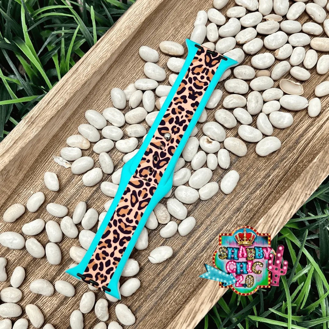 Animal Print with Turquoise Watchbands