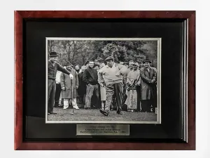 ARNOLD PALMER & JACKIE GLEASON “And Away We Go” 1961 Photograph - $1K APR Value w/ CoA!  
