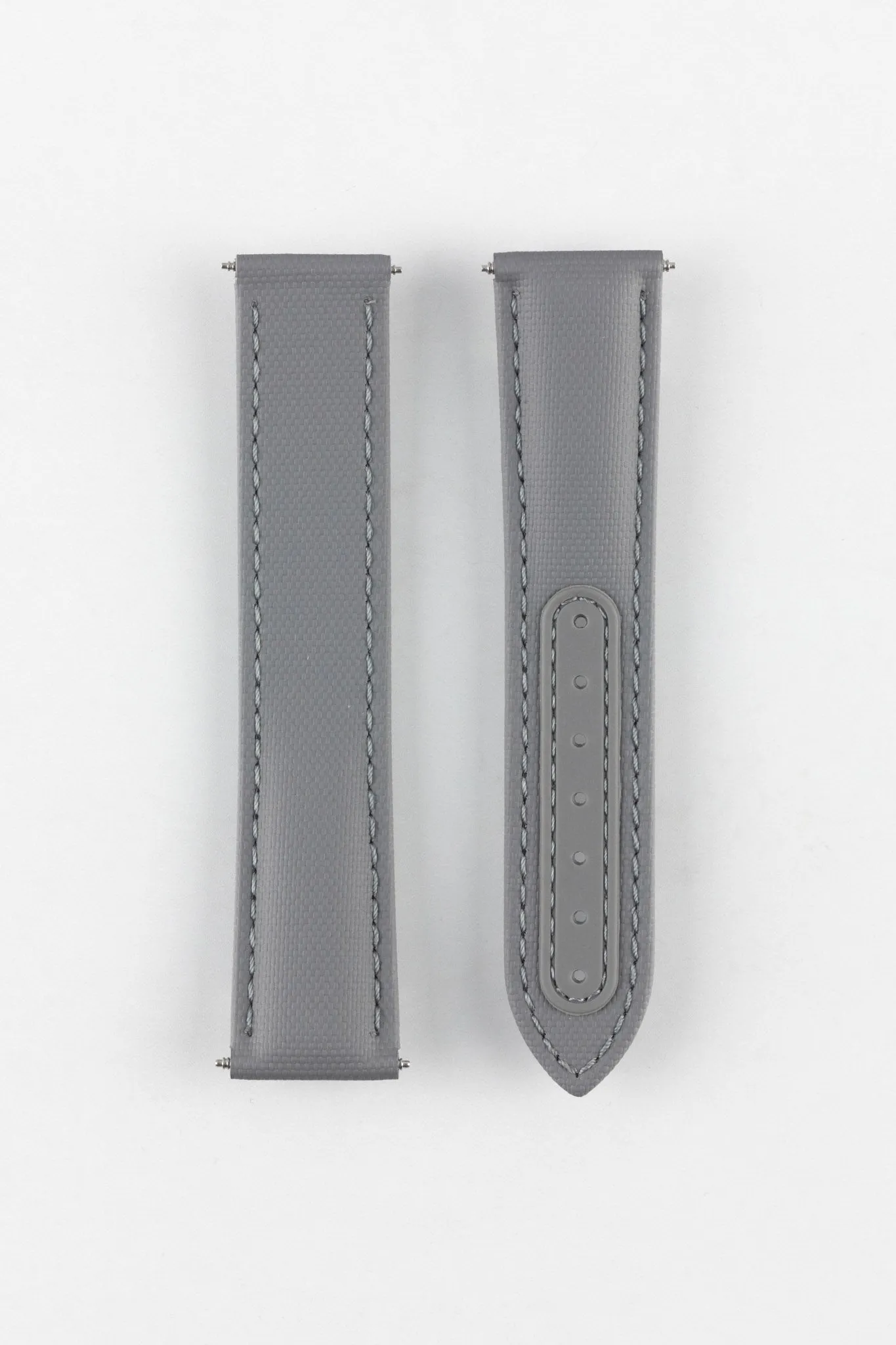 Artem Straps Loop-less™ Grey Sailcloth Watch Strap