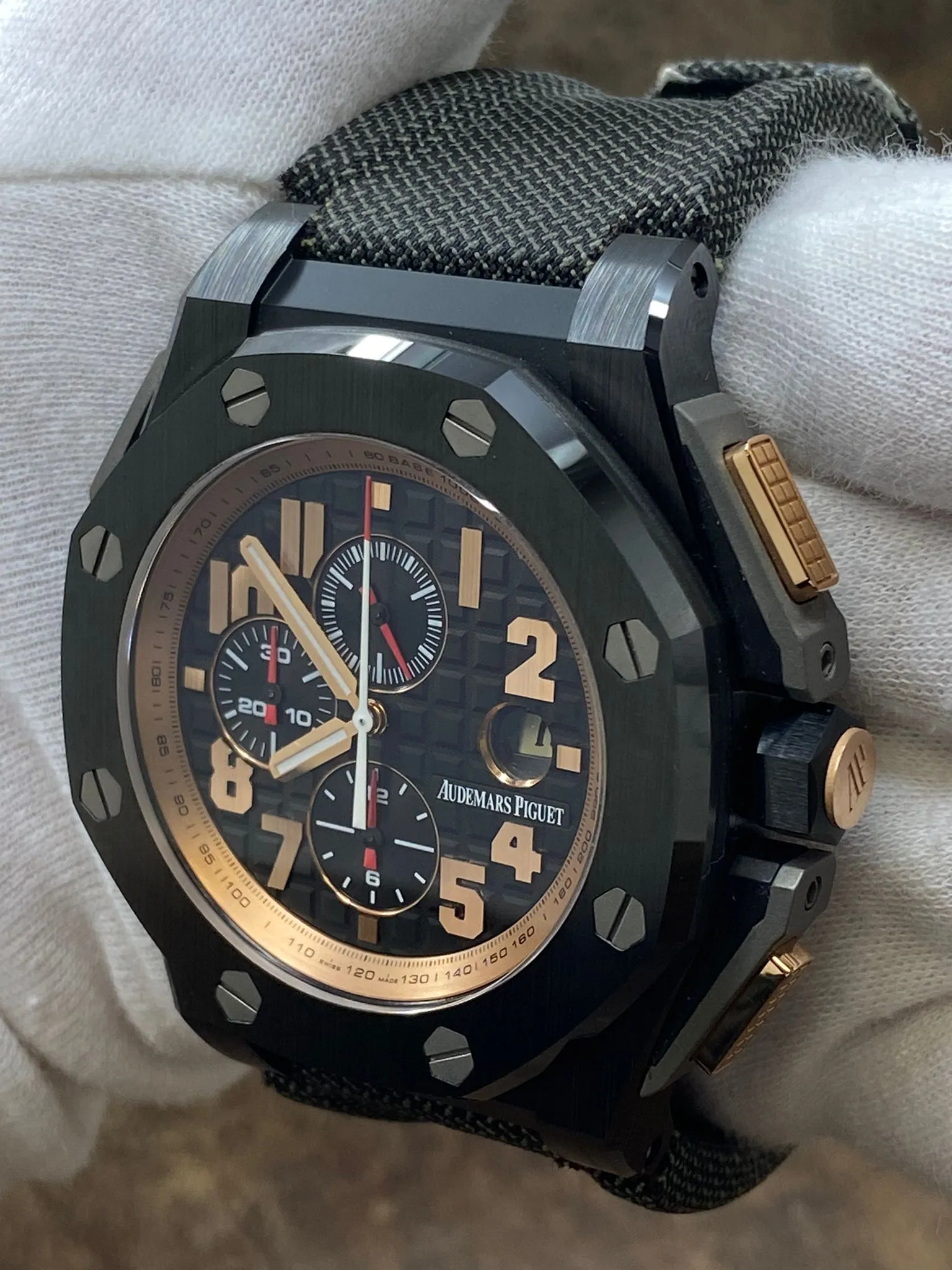 Audemars Piguet Royal Oak Offshore Legacy 26378IO Black Dial Automatic Men's Watch