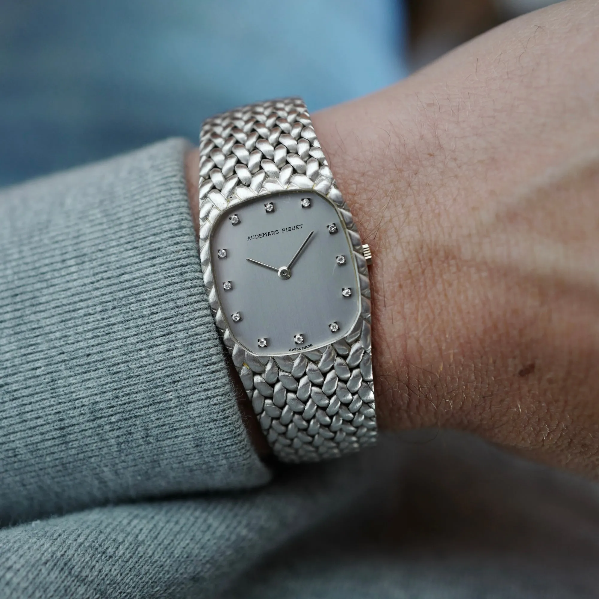 Audemars Piguet White Gold Cobra Style Watch Ref. 56525