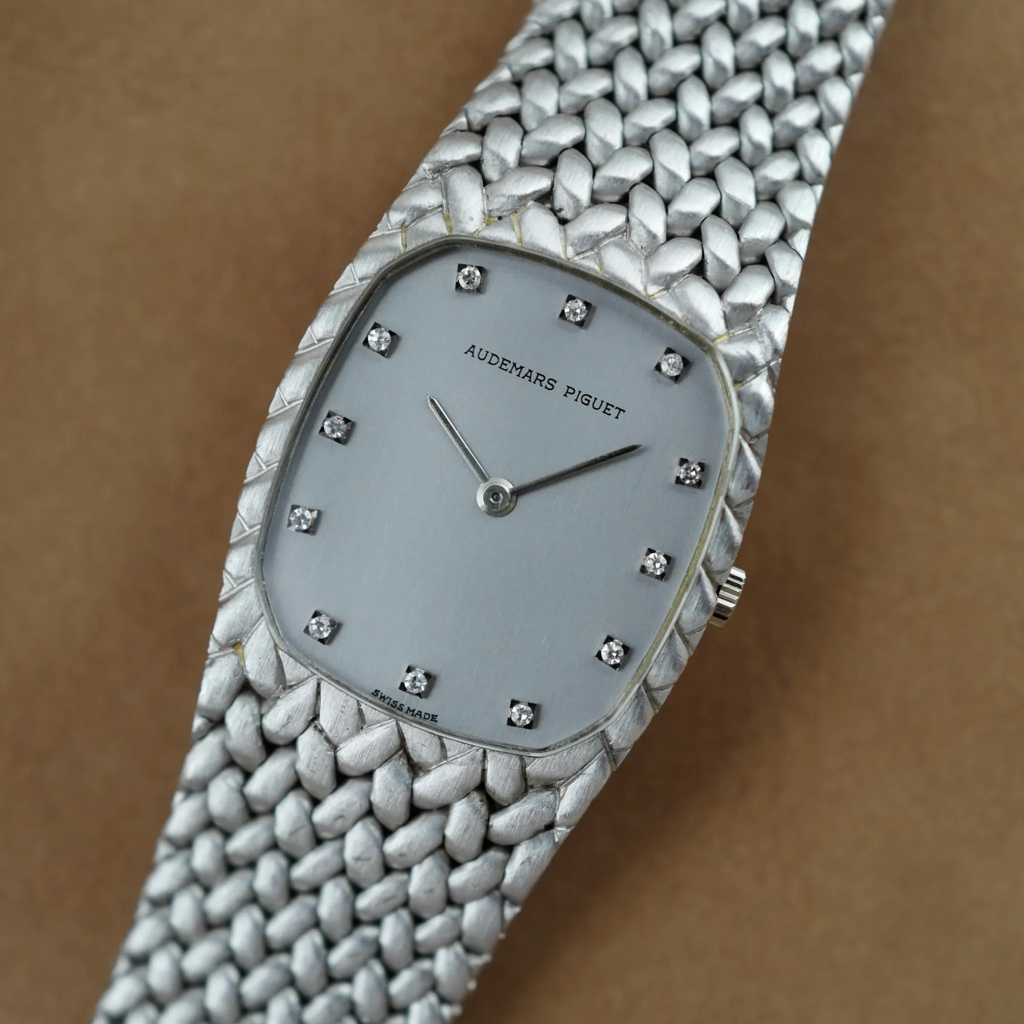 Audemars Piguet White Gold Cobra Style Watch Ref. 56525