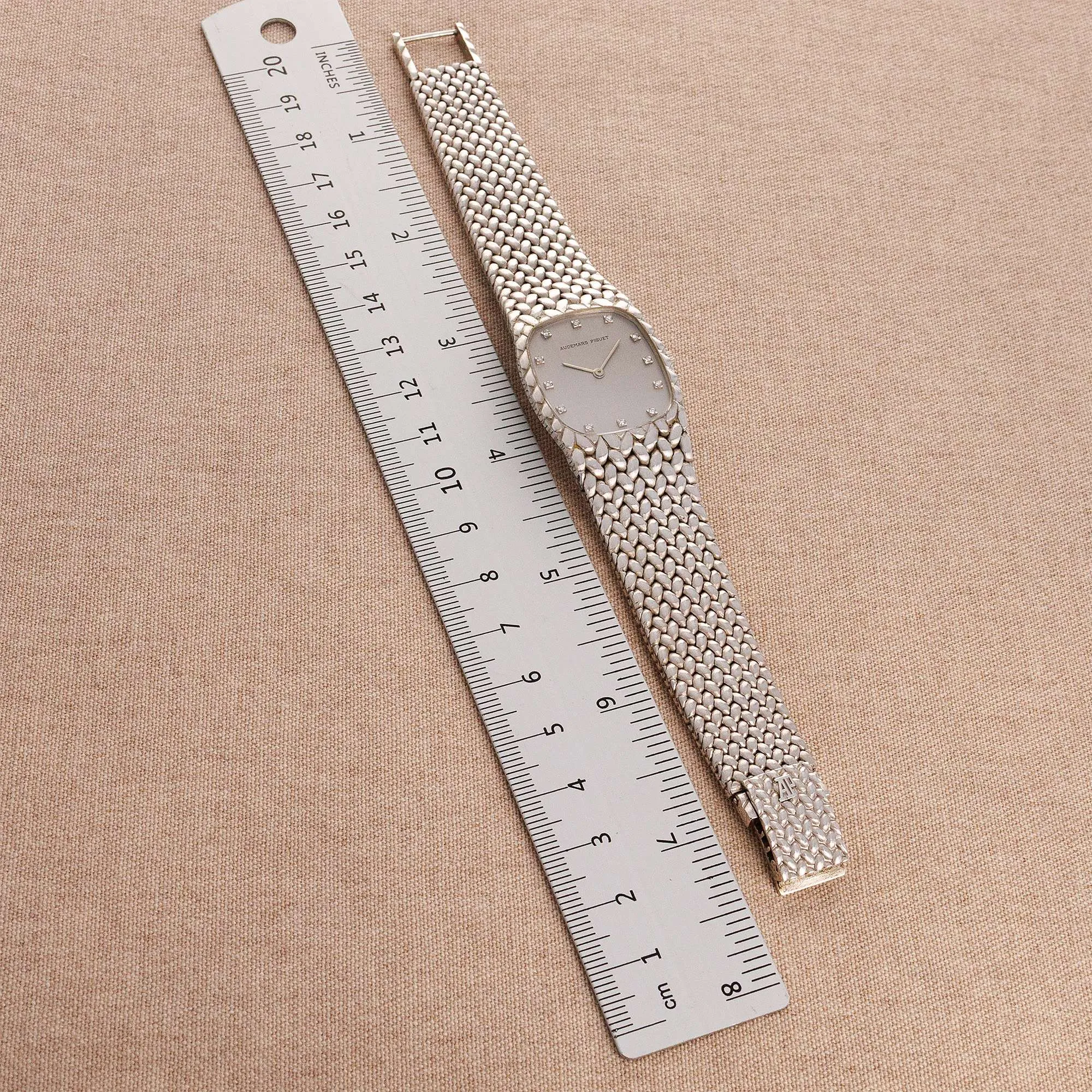 Audemars Piguet White Gold Cobra Style Watch Ref. 56525