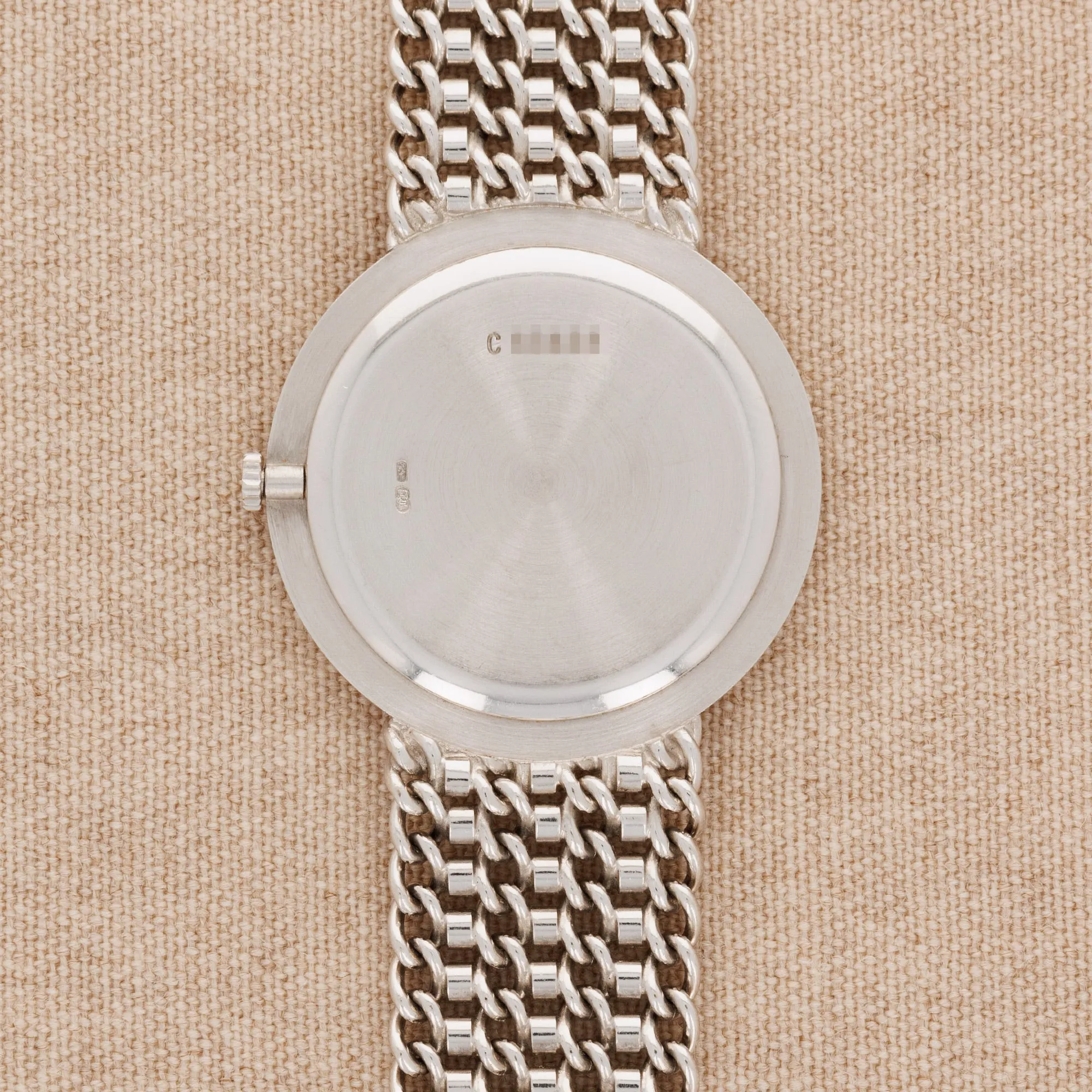 Audemars Piguet White Gold Link Bracelet Watch