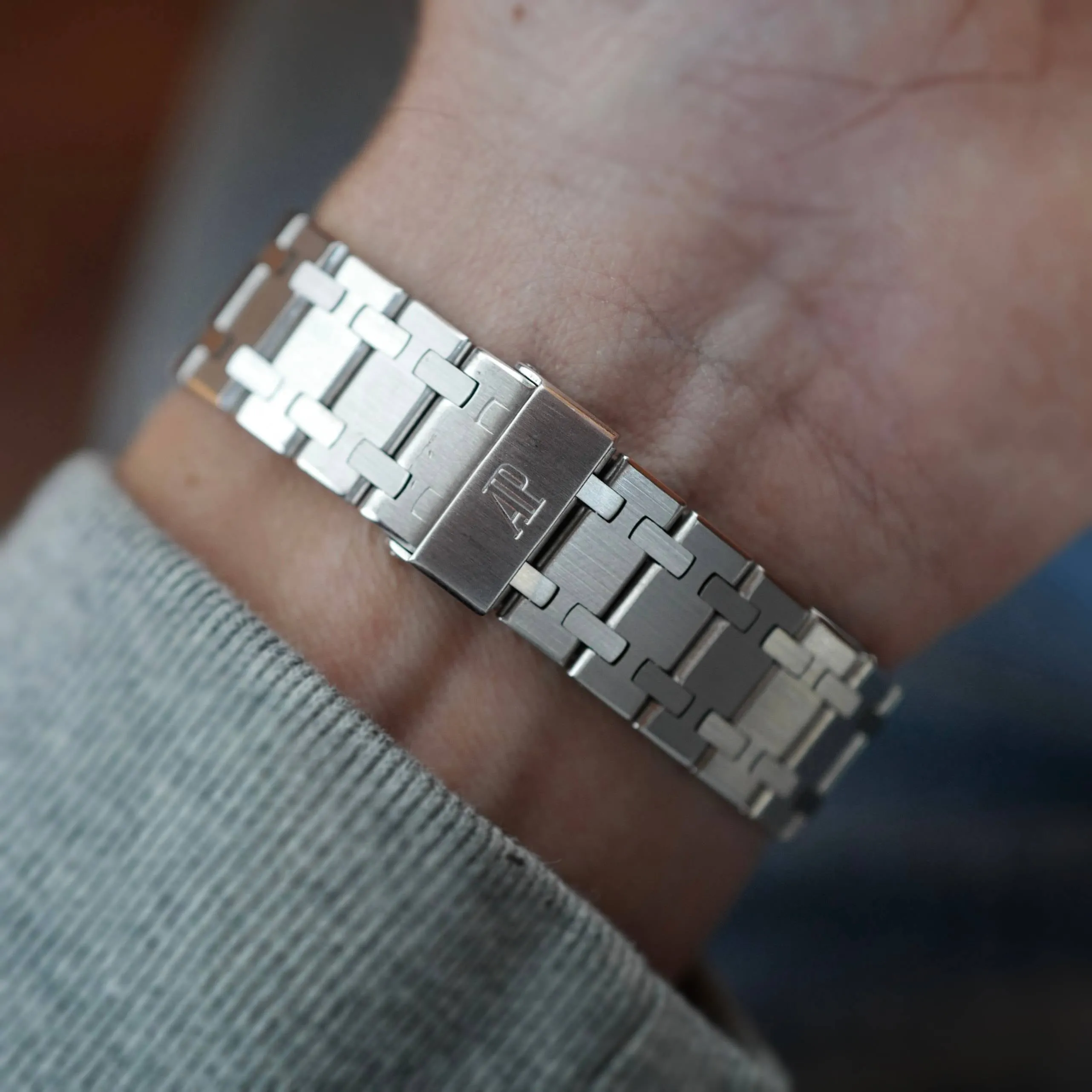 Audemars Piguet White Gold Royal Oak Watch Ref. 6005