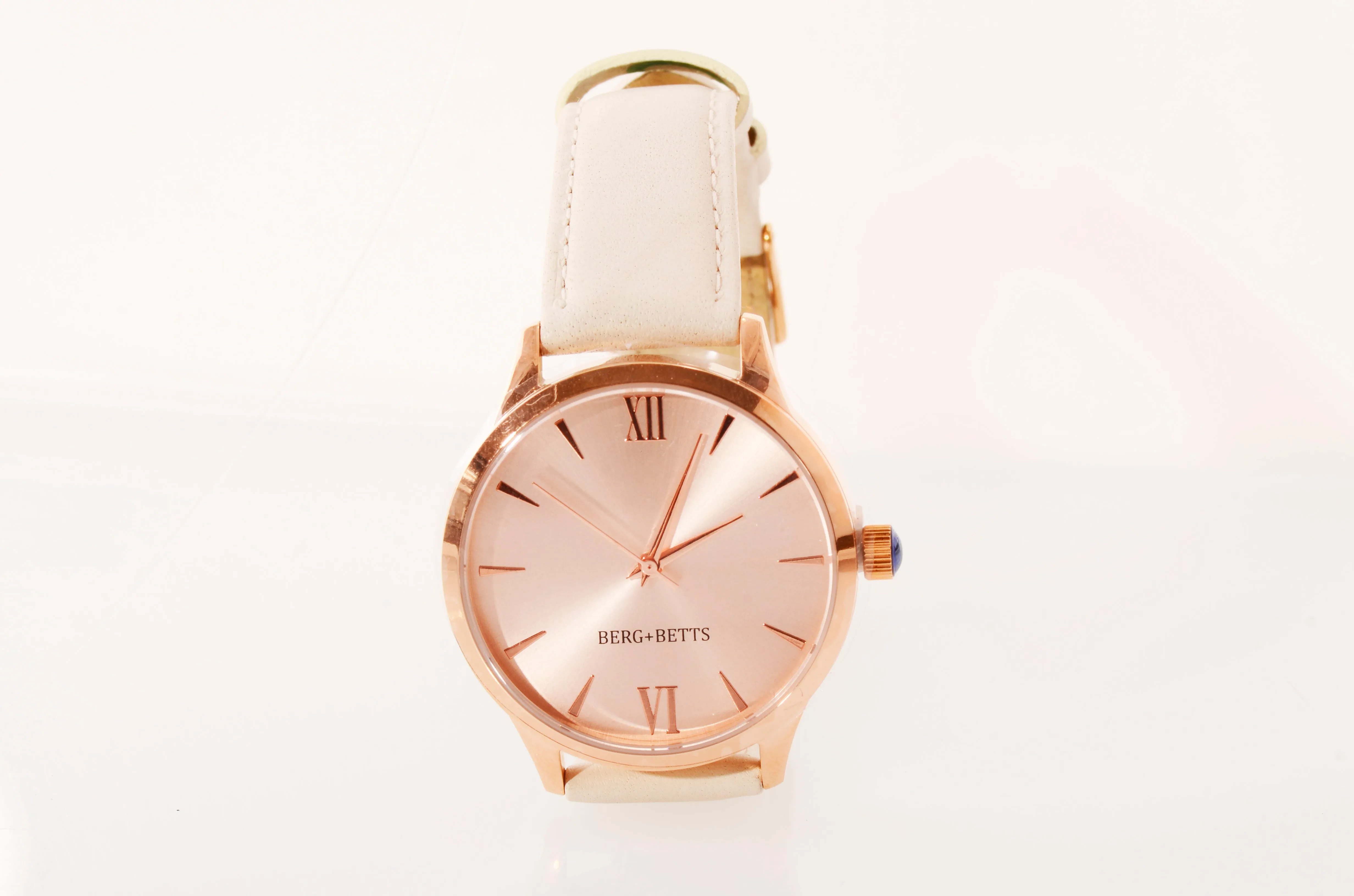 BERG BETTS Watch Mindful Rose Gold and Ivory