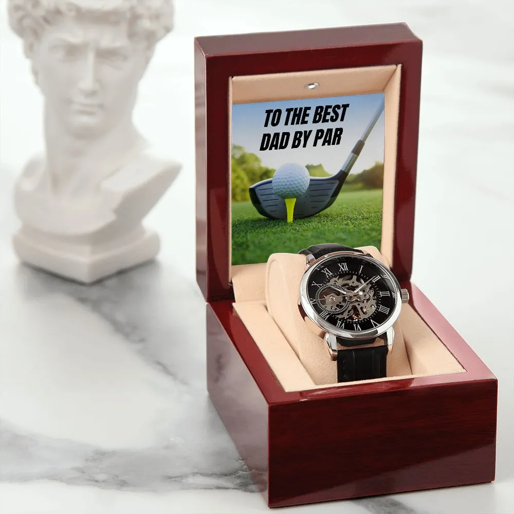 Best Dad By Par - Skeleton Watch