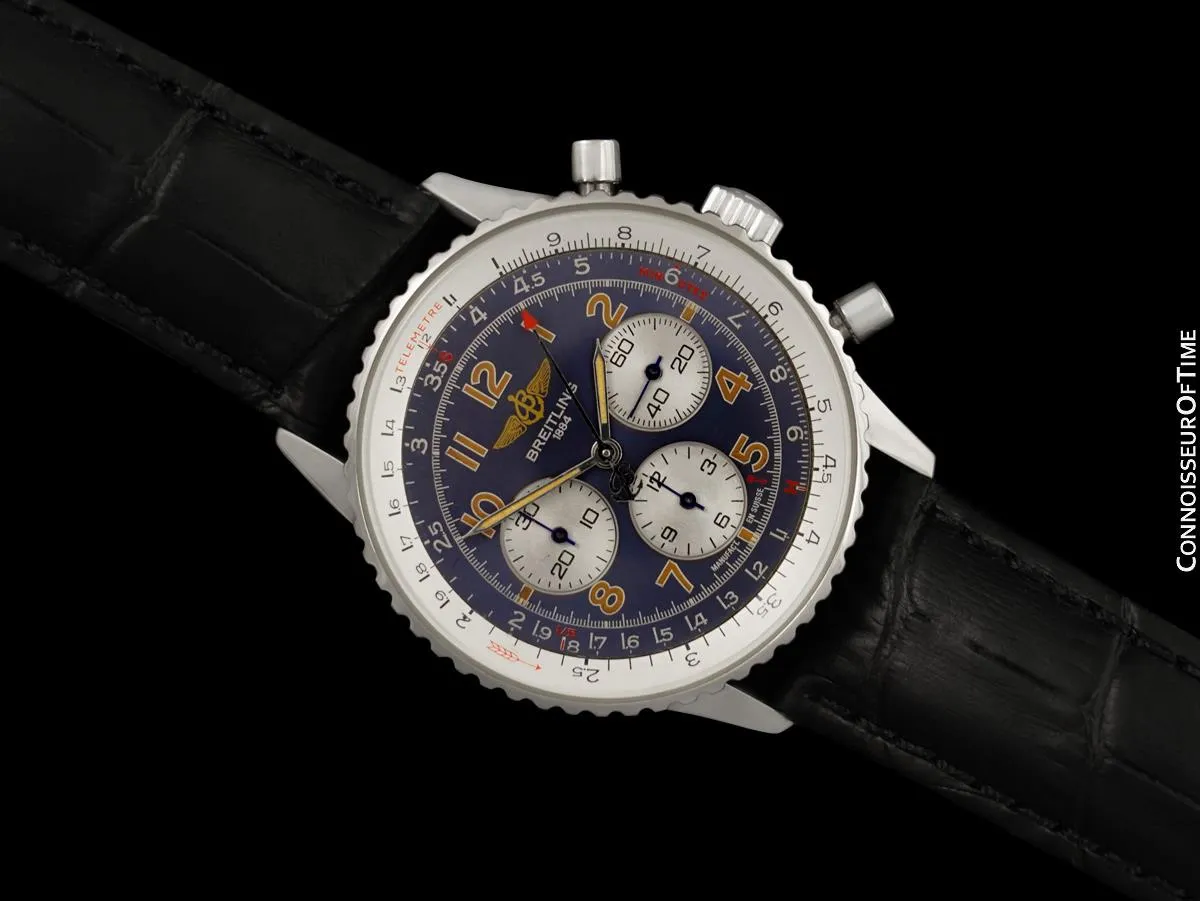 Breitling Navitimer 92 Mens Automatic Chronograph Watch Ref. A30021- Stainless Steel