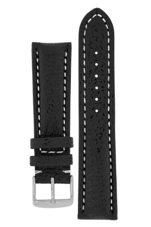 Breitling-Style Shark Watch Strap and Buckle in BLACK