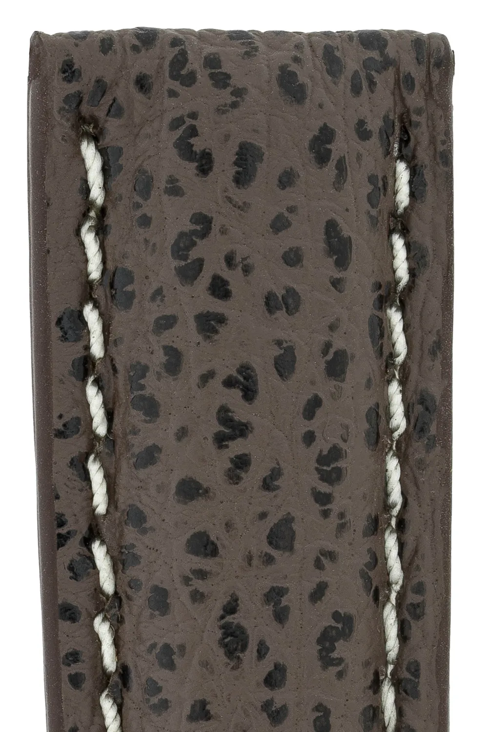 Breitling-Style Shark Watch Strap and Buckle in BROWN