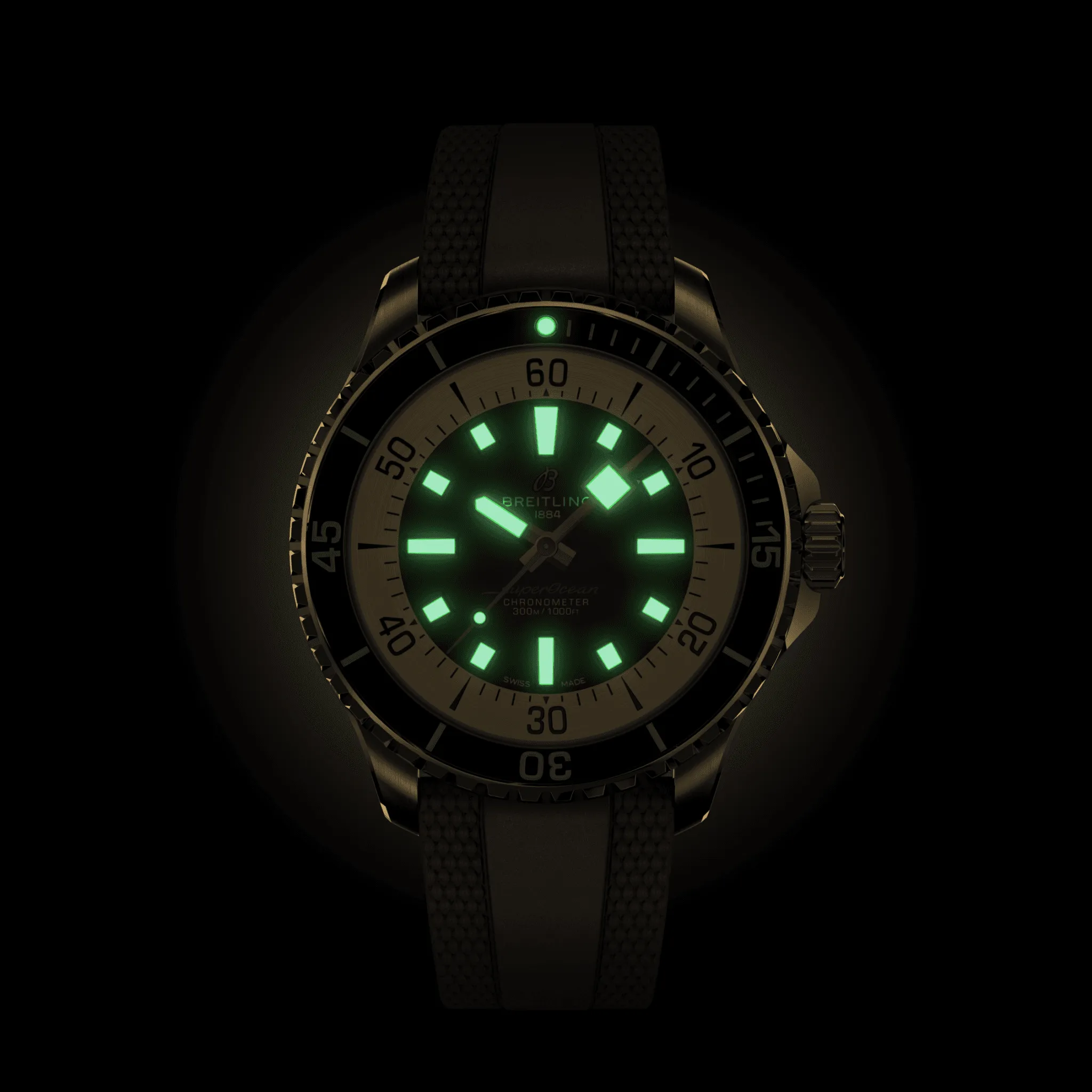 Breitling Superocean Bronze On Rubber Watch, 44mm
