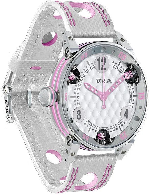 B.R.M Watch Golf Master Ladies Light Pink Hands