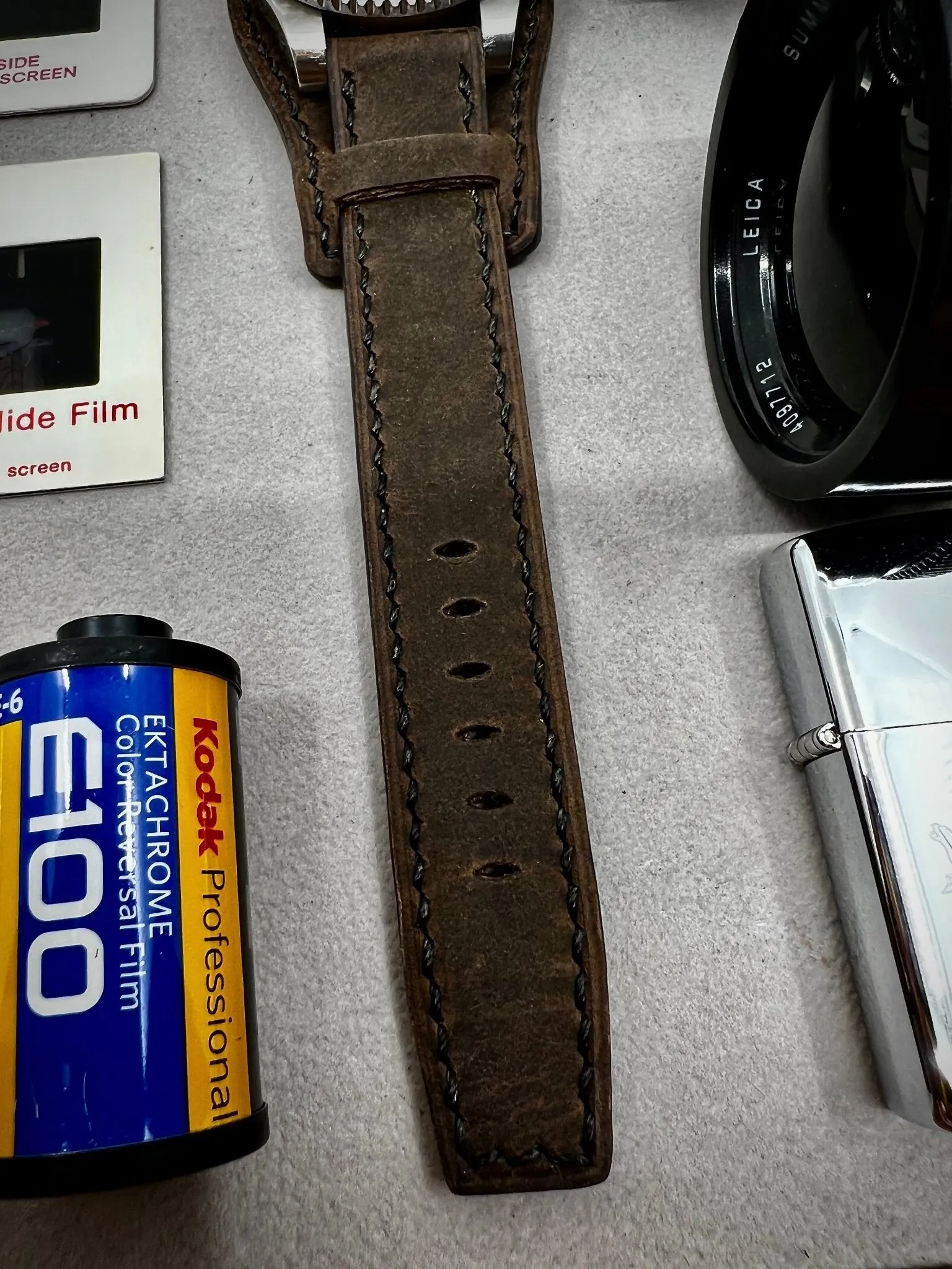 Brown Watch Band, Leather Bund Strap Band, 20mm Handmade Cuff Watch Band, 19mm Wristwatch Band, Personalise Valentines Gift Ideas