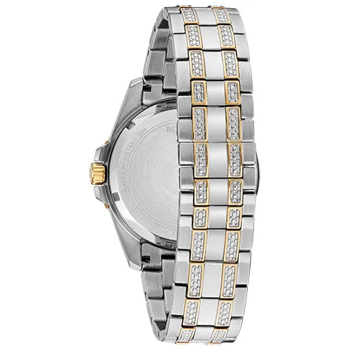 Bulova Dress/Classic Crystal Mens Watch Stainless Steel